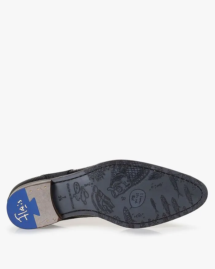 Lace Shoes Men Floris Van Bommel De Stapper 3906 Metallicprint