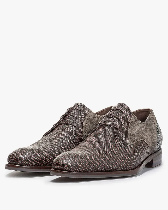 Lace Shoes Men Floris Van Bommel De Stapper 3932 Printedleather