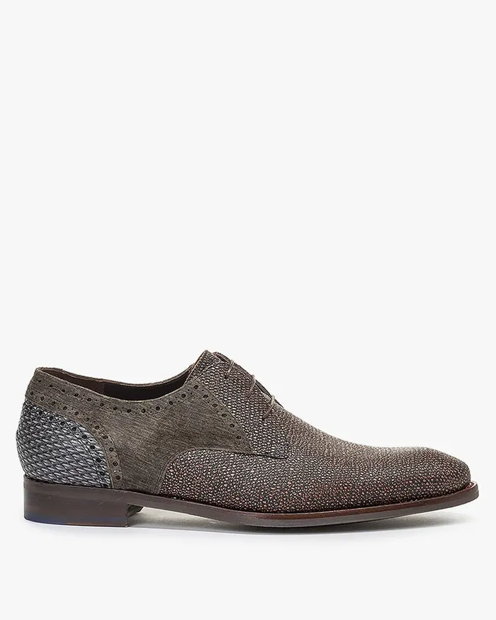 Lace Shoes Men Floris Van Bommel De Stapper 3932 Printedleather
