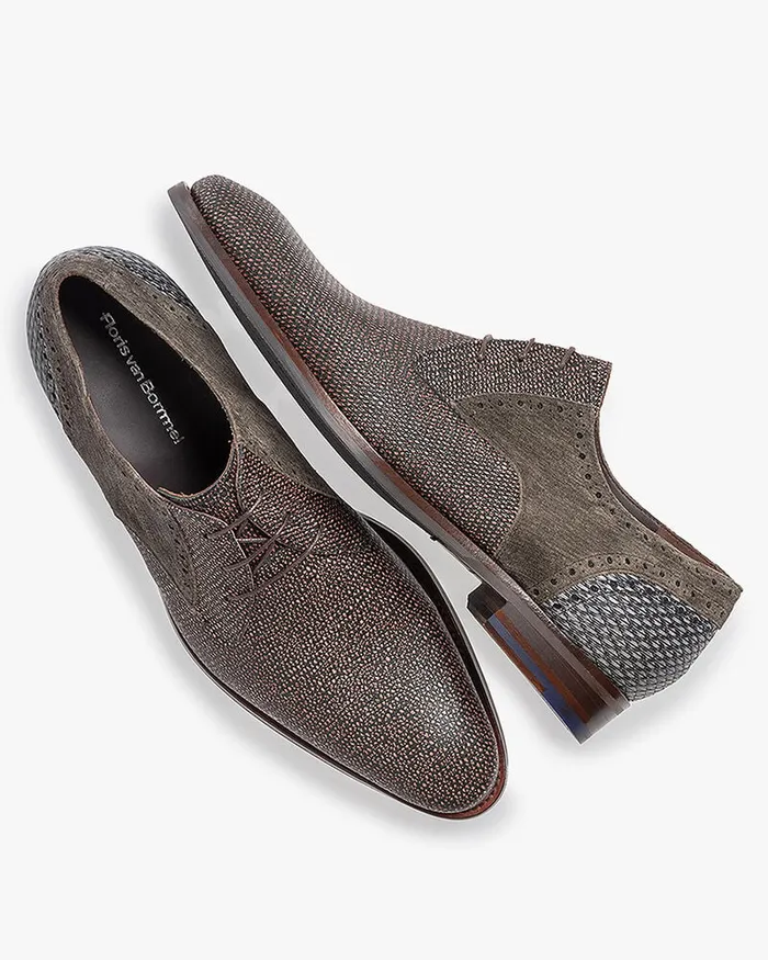 Lace Shoes Men Floris Van Bommel De Stapper 3932 Printedleather