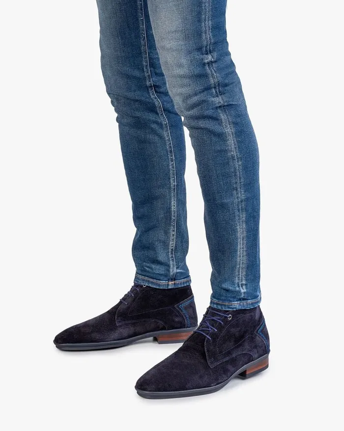 Lace Shoes Men Floris Van Bommel Hakki 0628 Suede