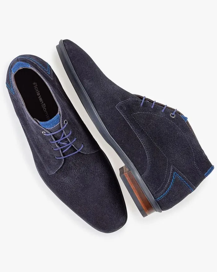 Lace Shoes Men Floris Van Bommel Hakki 0628 Suede