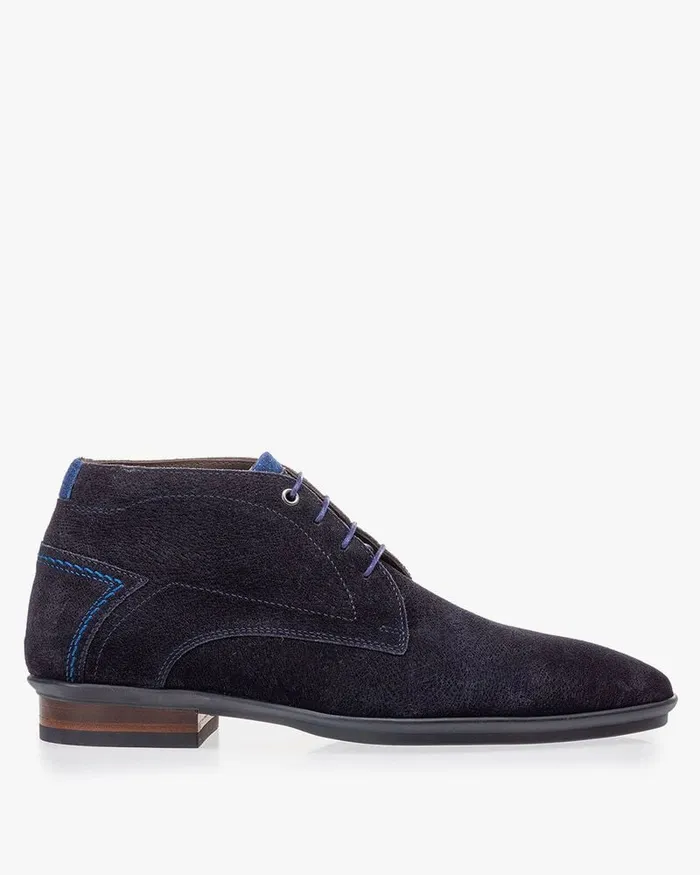 Lace Shoes Men Floris Van Bommel Hakki 0628 Suede