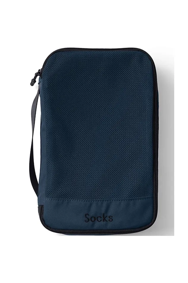 Lands039 End Accessories Men Small Travel Packing Cube Radiant Navy