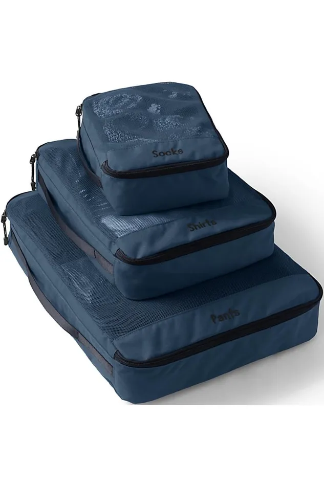 Lands039 End Accessories Men Small Travel Packing Cube Radiant Navy Lands039 End Accessories Men Small Travel Packing Cube Radiant Navy