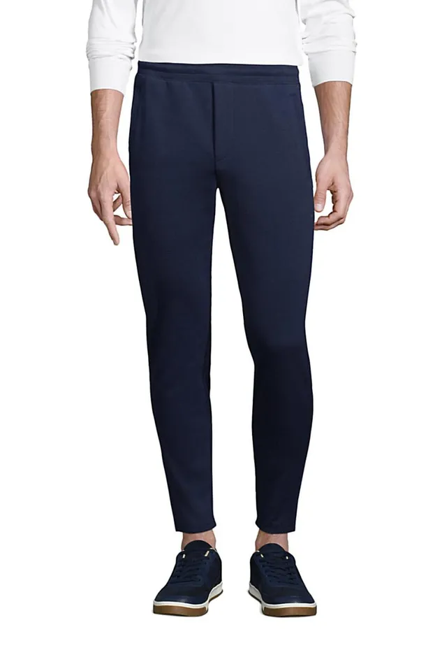 Lands039 End Activewear Men Active Knit Pants Radiant Navy