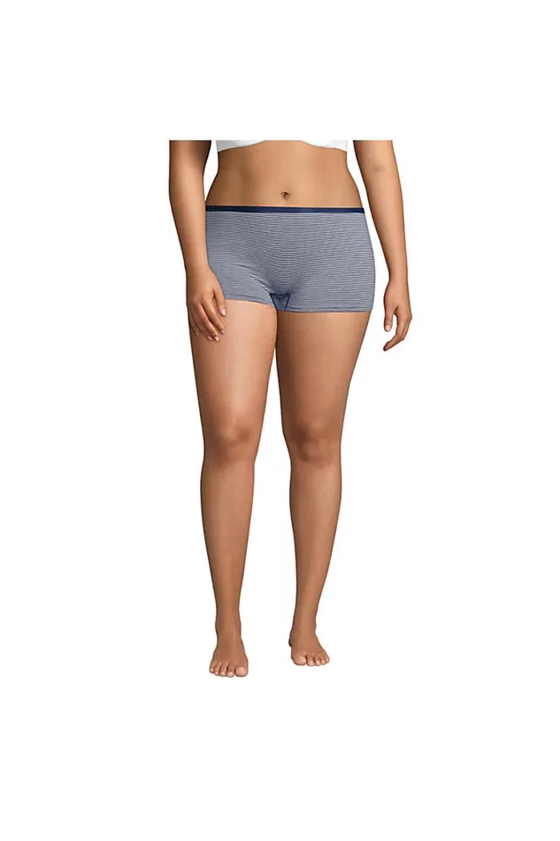 Lands039 End Bras and Underwear Women Plus Size Comfort Knit Mid Rise Boyshort Underwear 8211 2 Pack Deep Sea Navy Lands039 End Bras and Underwear Women Plus Size Comfort Knit Mid Rise Boyshort Underwear 8211 2 Pack Deep Sea Navy