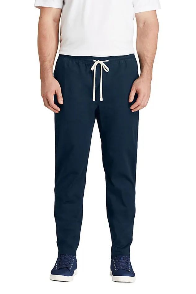 Lands039 End Chinos and Casual Pants Men Big And Tall Knockabout Pull On Deck Pants Radiant Navy Lands039 End Chinos and Casual Pants Men Big And Tall Knockabout Pull On Deck Pants Radiant Navy