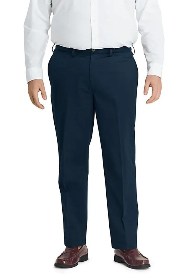Lands039 End Chinos and Casual Pants Men Big And Tall Traditional Fit No Iron Chino Pants Radiant Navy Lands039 End Chinos and Casual Pants Men Big And Tall Traditional Fit No Iron Chino Pants Radiant Navy