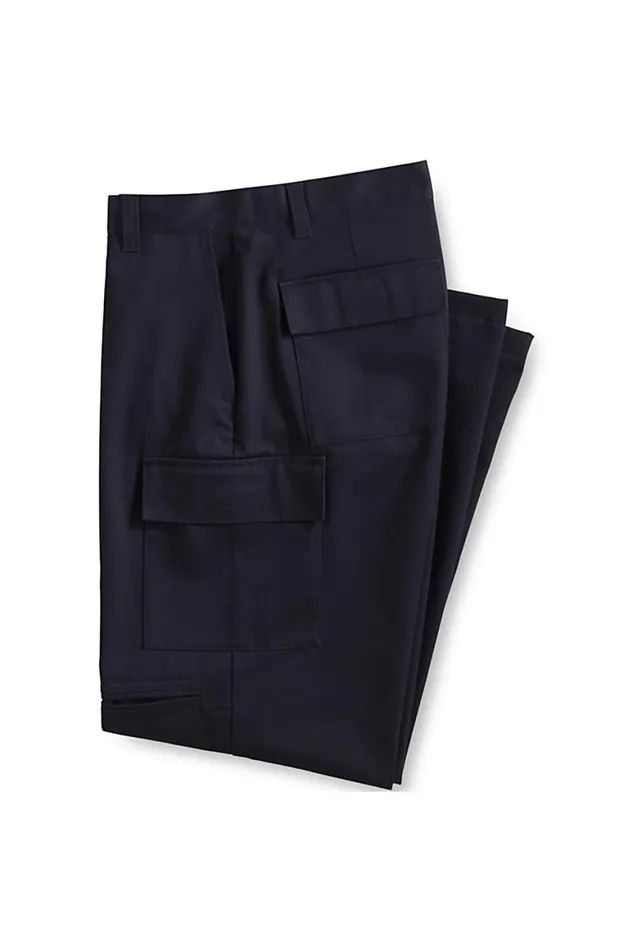 Lands039 End Chinos and Casual Pants Men Big Knee Pad Cargo Pants True Navy