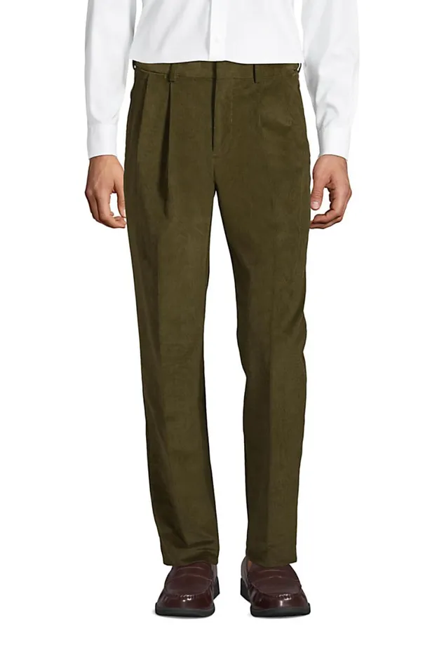 Lands039 End Chinos and Casual Pants Men Comfort Waist Pleated Comfortfirst Corduroy Dress Pants Forest Moss Lands039 End Chinos and Casual Pants Men Comfort Waist Pleated Comfortfirst Corduroy Dress Pants Forest Moss