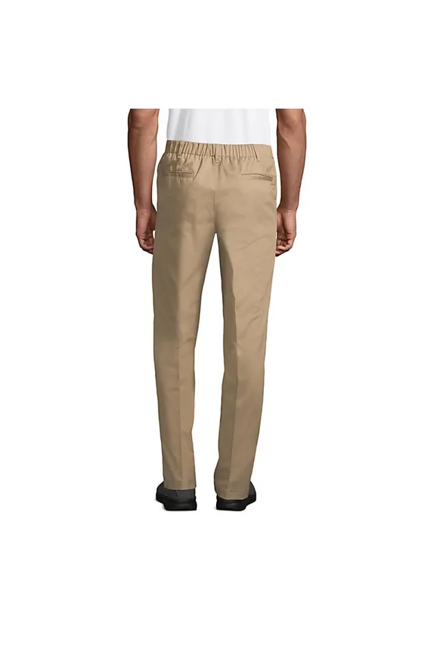 Lands039 End Chinos and Casual Pants Men Elastic Waist Pullon Chino Pants Black Lands039 End Chinos and Casual Pants Men Elastic Waist Pullon Chino Pants Black