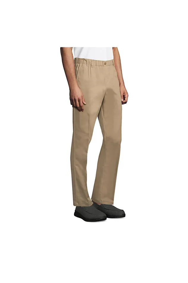 Lands039 End Chinos and Casual Pants Men Elastic Waist Pullon Chino Pants Black Lands039 End Chinos and Casual Pants Men Elastic Waist Pullon Chino Pants Black