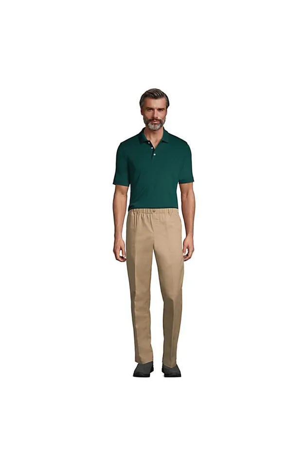 Lands039 End Chinos and Casual Pants Men Elastic Waist Pullon Chino Pants Black Lands039 End Chinos and Casual Pants Men Elastic Waist Pullon Chino Pants Black