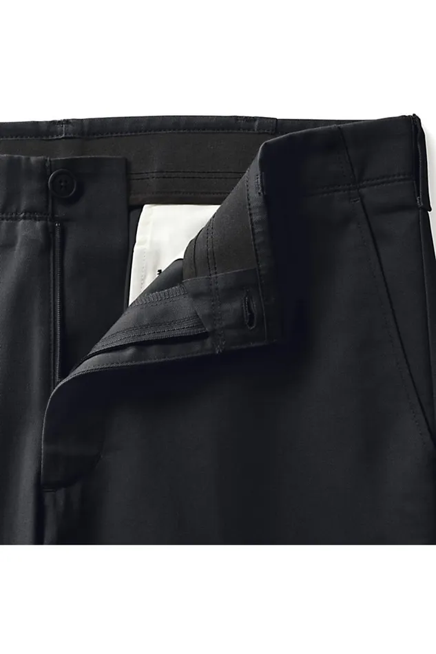 Lands039 End Chinos and Casual Pants Men Tailored Fit Plain Front Chino Pants Black Lands039 End Chinos and Casual Pants Men Tailored Fit Plain Front Chino Pants Black