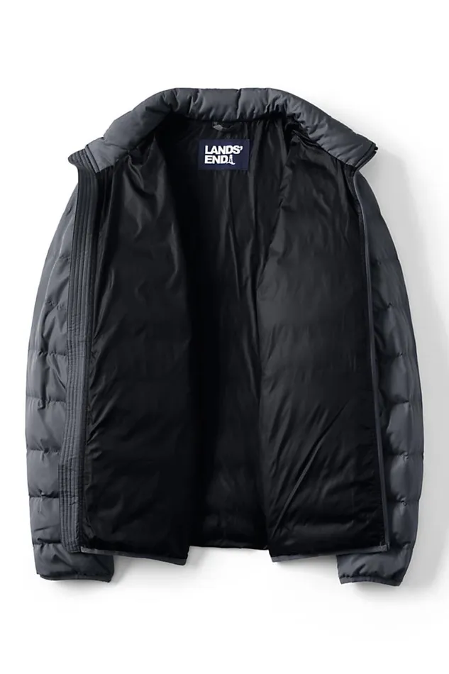 Lands039 End Coats and Jackets Men 600 Down Puffer Winter Jacket Charcoal Lands039 End Coats and Jackets Men 600 Down Puffer Winter Jacket Charcoal