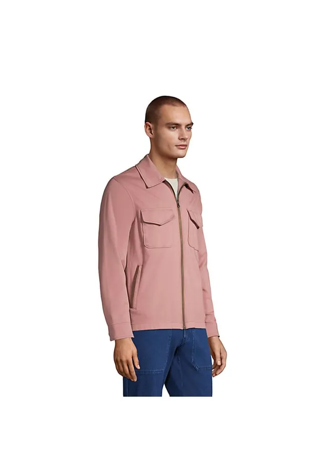 Lands039 End Coats and Jackets Men Sport Knit Utility Jacket Mauve Quartz Lands039 End Coats and Jackets Men Sport Knit Utility Jacket Mauve Quartz