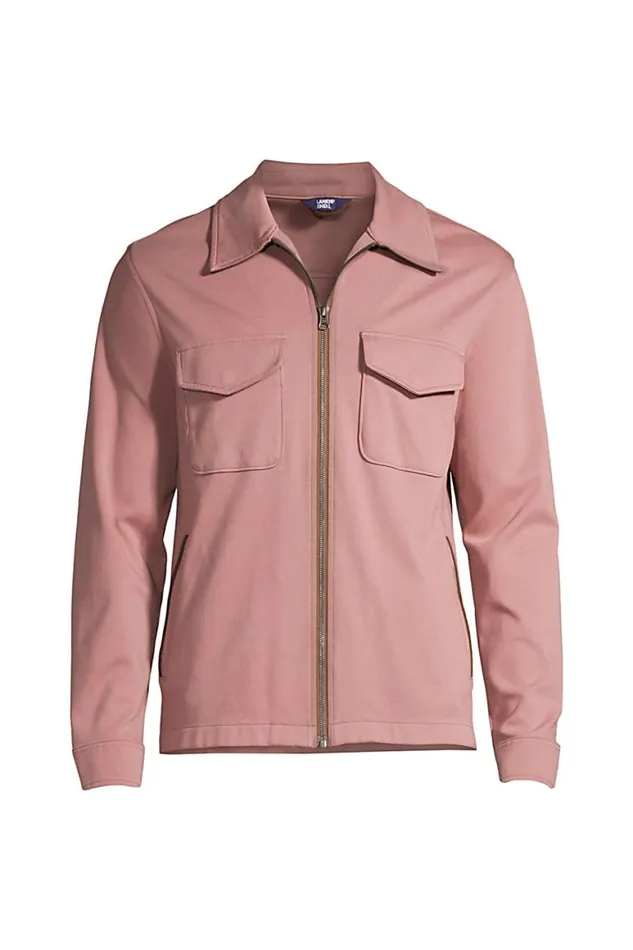 Lands039 End Coats and Jackets Men Sport Knit Utility Jacket Mauve Quartz Lands039 End Coats and Jackets Men Sport Knit Utility Jacket Mauve Quartz