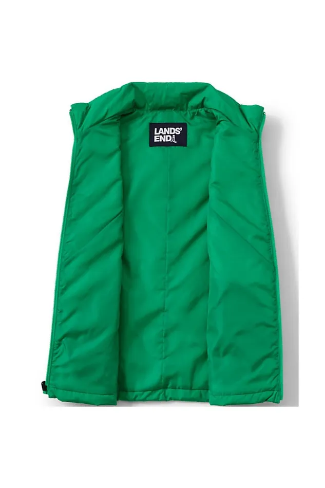 Lands039 End Coats and Jackets Women Insulated Vest Vibrant Clover Lands039 End Coats and Jackets Women Insulated Vest Vibrant Clover