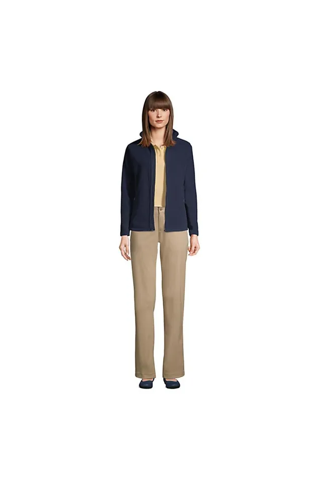 Lands039 End Coats and Jackets Women Magnetic Zipper Midweight Fleece Jacket Classic Navy Lands039 End Coats and Jackets Women Magnetic Zipper Midweight Fleece Jacket Classic Navy