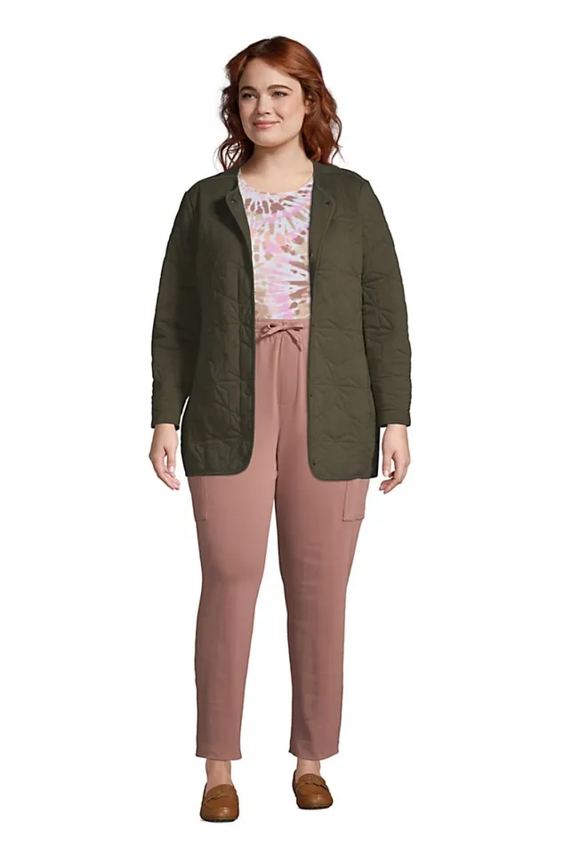 Lands039 End Coats and Jackets Women Plus Size Insulated Cotton Long Jacket Forest Moss Lands039 End Coats and Jackets Women Plus Size Insulated Cotton Long Jacket Forest Moss