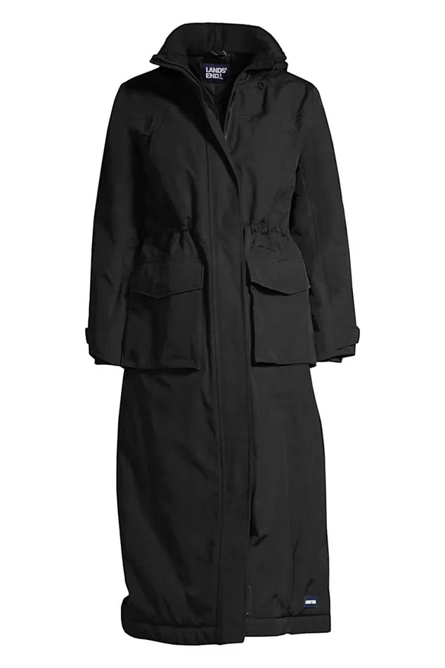 Lands039 End Coats and Jackets Women Plus Size Squall Waterproof Insulated Winter Stadium Coat With Hood Black Lands039 End Coats and Jackets Women Plus Size Squall Waterproof Insulated Winter Stadium Coat With Hood Black