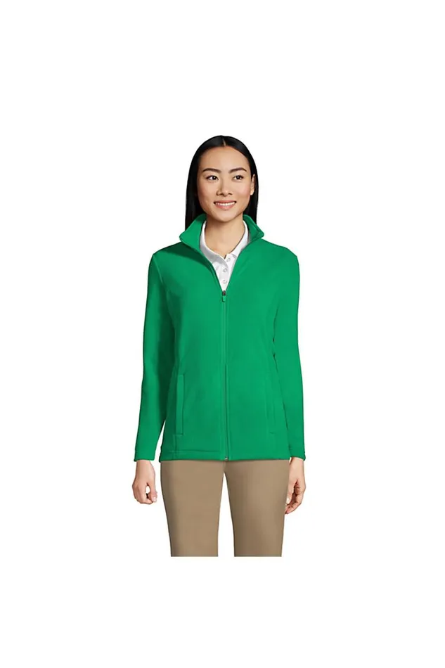 Lands039 End Coats and Jackets Women Thermacheck 100 Fleece Jacket Vibrant Clover Lands039 End Coats and Jackets Women Thermacheck 100 Fleece Jacket Vibrant Clover