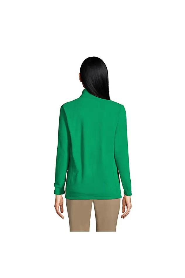 Lands039 End Coats and Jackets Women Thermacheck 100 Fleece Jacket Vibrant Clover Lands039 End Coats and Jackets Women Thermacheck 100 Fleece Jacket Vibrant Clover