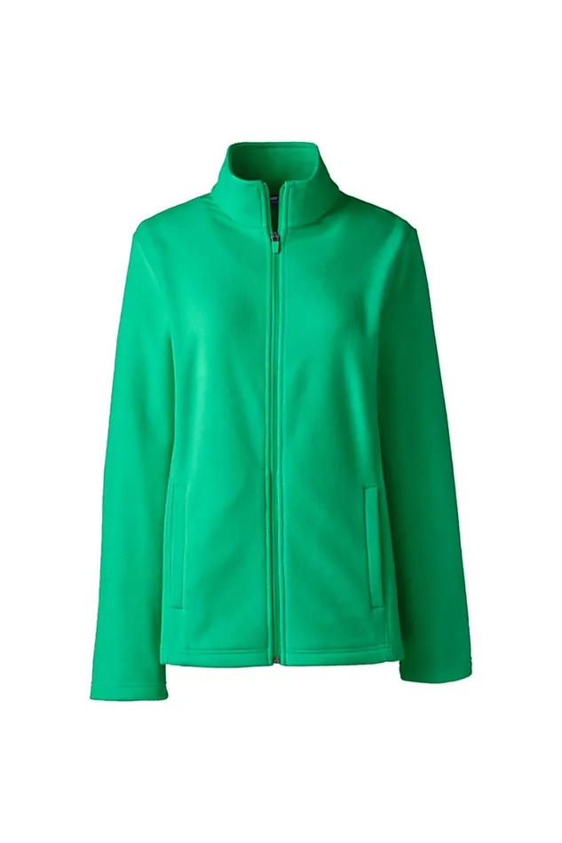 Lands039 End Coats and Jackets Women Thermacheck 100 Fleece Jacket Vibrant Clover Lands039 End Coats and Jackets Women Thermacheck 100 Fleece Jacket Vibrant Clover