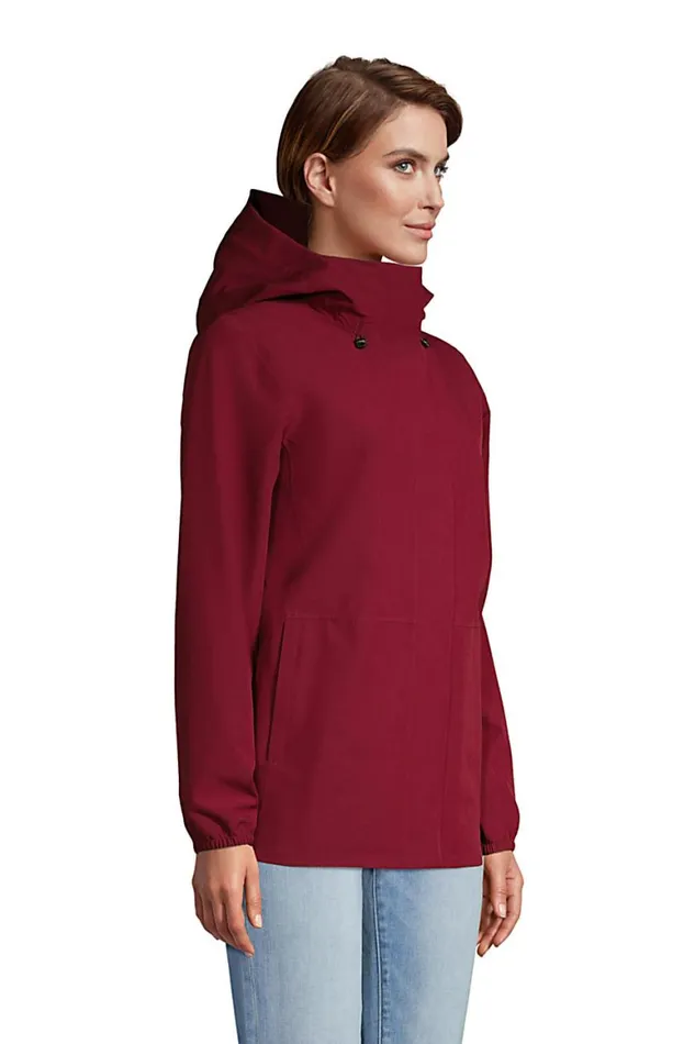 Lands039 End Coats and Jackets Women Waterproof Rain Jacket Rich Burgundy Lands039 End Coats and Jackets Women Waterproof Rain Jacket Rich Burgundy
