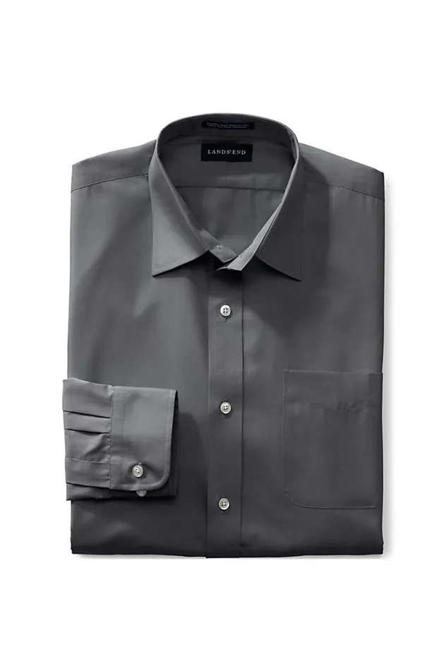 Lands039 End Dress Shirts Men Tall Long Sleeve Straight Collar Broadcloth Dress Shirt Soapstone Lands039 End Dress Shirts Men Tall Long Sleeve Straight Collar Broadcloth Dress Shirt Soapstone