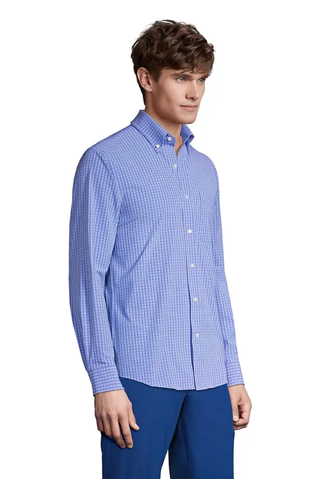 Lands039 End Dress Shirts Men Traditional Fit Stretch Commuter Dress Shirt Verbena Multi Plaid Lands039 End Dress Shirts Men Traditional Fit Stretch Commuter Dress Shirt Verbena Multi Plaid