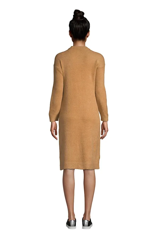 Lands039 End Dresses Women Lounge Crew Neck Dress Slounge Black Lands039 End Dresses Women Lounge Crew Neck Dress Slounge Black