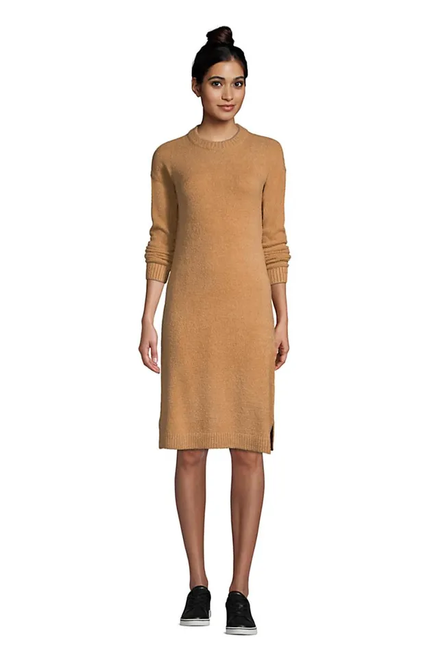 Lands039 End Dresses Women Lounge Crew Neck Dress Slounge Black Lands039 End Dresses Women Lounge Crew Neck Dress Slounge Black