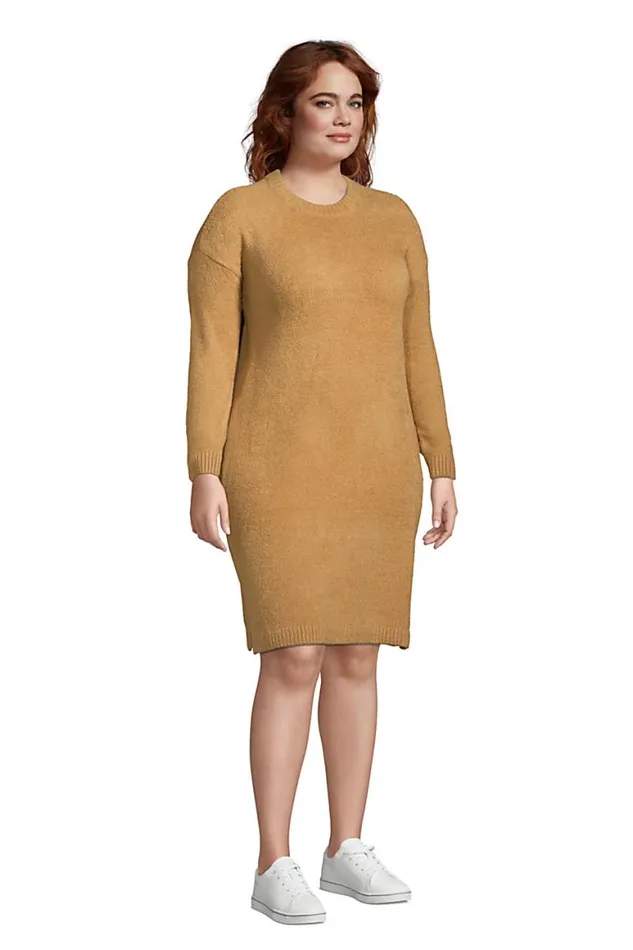 Lands039 End Dresses Women Plus Size Lounge Crew Neck Dress Slounge Black Lands039 End Dresses Women Plus Size Lounge Crew Neck Dress Slounge Black
