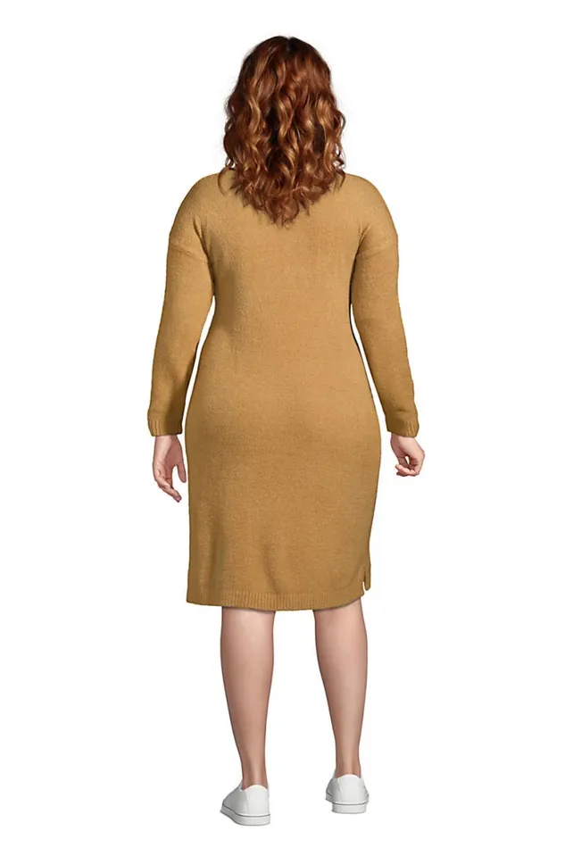 Lands039 End Dresses Women Plus Size Lounge Crew Neck Dress Slounge Black Lands039 End Dresses Women Plus Size Lounge Crew Neck Dress Slounge Black