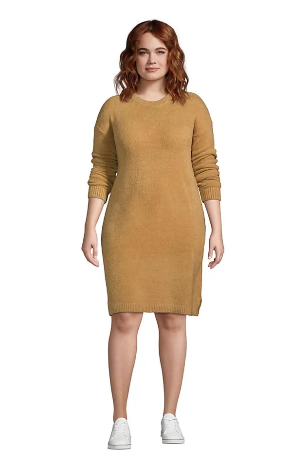 Lands039 End Dresses Women Plus Size Lounge Crew Neck Dress Slounge Black Lands039 End Dresses Women Plus Size Lounge Crew Neck Dress Slounge Black