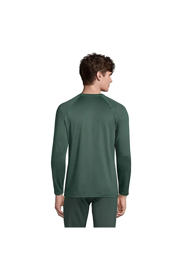 Lands039 End Fleece Men Crew Neck Expedition Thermaskin Long Underwear Deep Woodland Green Lands039 End Fleece Men Crew Neck Expedition Thermaskin Long Underwear Deep Woodland Green