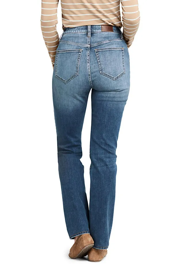 Lands039 End Jeans Women Curvy Mid Rise Straight Leg Jeans 8211 Blue Deepest Indigo Lands039 End Jeans Women Curvy Mid Rise Straight Leg Jeans 8211 Blue Deepest Indigo