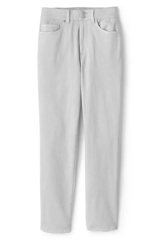 Lands039 End Jeans Women Plus Size High Rise Straight Fit Shaping Colorful Jeans Washed Desert Moon Lands039 End Jeans Women Plus Size High Rise Straight Fit Shaping Colorful Jeans Washed Desert Moon