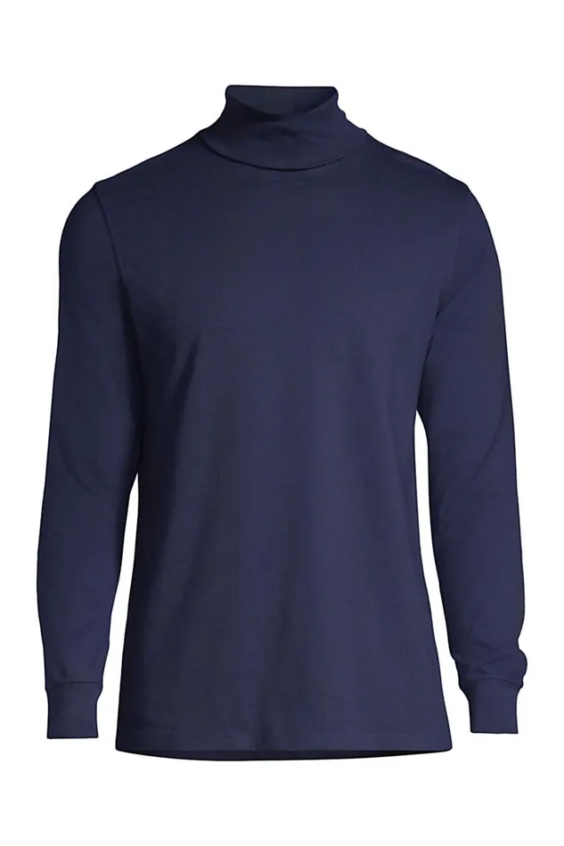 Lands039 End Knit Tops and Tees Men Big And Tall Supert Turtleneck Radiant Navy Lands039 End Knit Tops and Tees Men Big And Tall Supert Turtleneck Radiant Navy