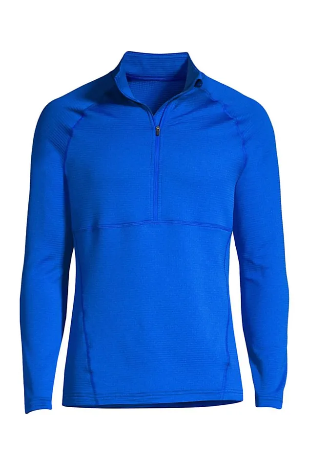 Lands039 End Long Underwear Men Expedition Baselayer Half Zip Royal Cobalt Lands039 End Long Underwear Men Expedition Baselayer Half Zip Royal Cobalt