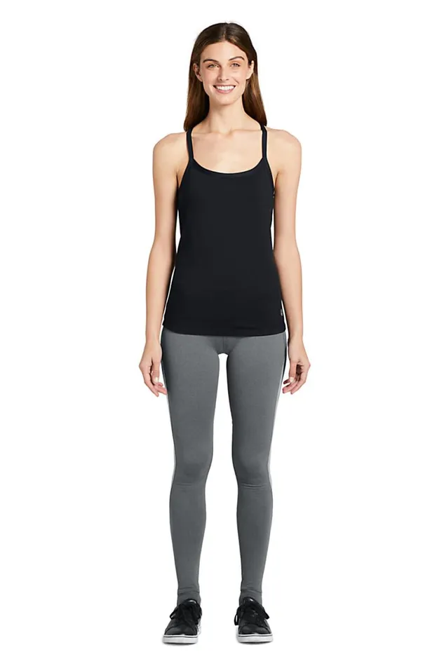 Lands039 End Pants Women Active High Rise Seamless Arch Support Leggings Rust Red Colorblock Lands039 End Pants Women Active High Rise Seamless Arch Support Leggings Rust Red Colorblock