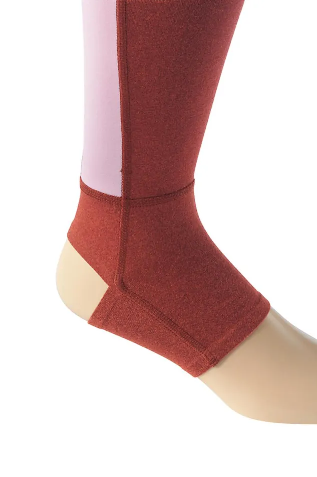 Lands039 End Pants Women Active High Rise Seamless Arch Support Leggings Rust Red Colorblock Lands039 End Pants Women Active High Rise Seamless Arch Support Leggings Rust Red Colorblock