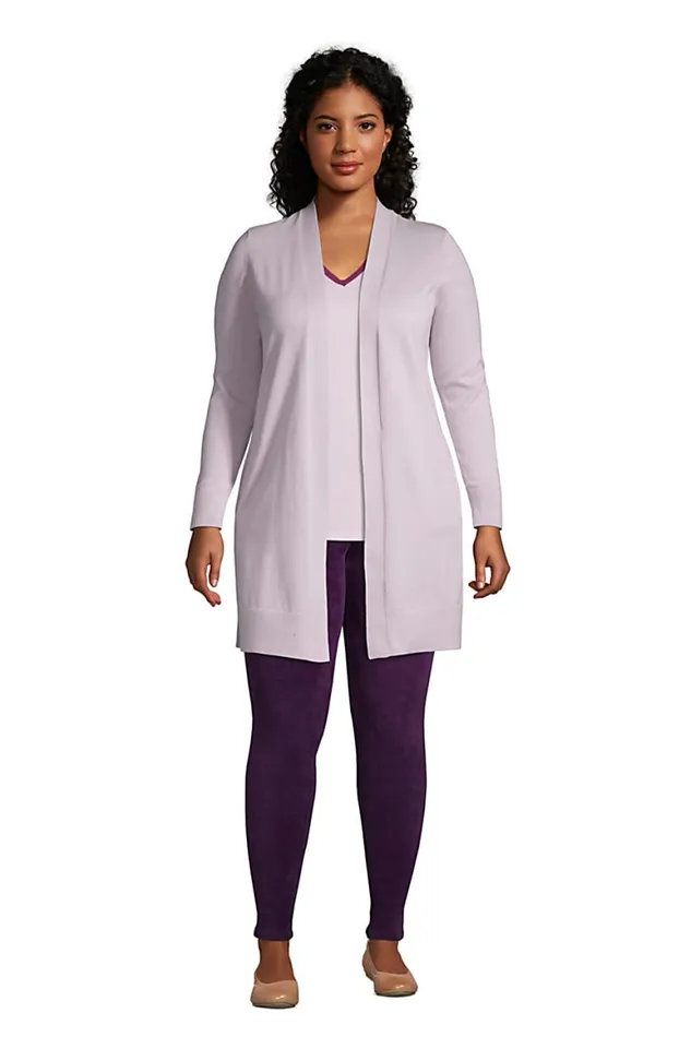 Lands039 End Pants Women Plus Size Sport Knit High Rise Corduroy Leggings Blackberry Lands039 End Pants Women Plus Size Sport Knit High Rise Corduroy Leggings Blackberry