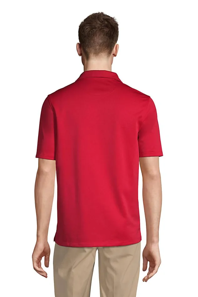 Lands039 End Polo Shirts Men Short Sleeve Active Pique Polo Siam Blue Lands039 End Polo Shirts Men Short Sleeve Active Pique Polo Siam Blue