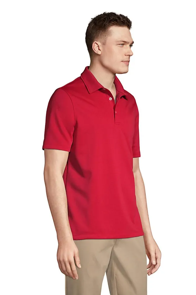 Lands039 End Polo Shirts Men Short Sleeve Active Pique Polo Siam Blue Lands039 End Polo Shirts Men Short Sleeve Active Pique Polo Siam Blue
