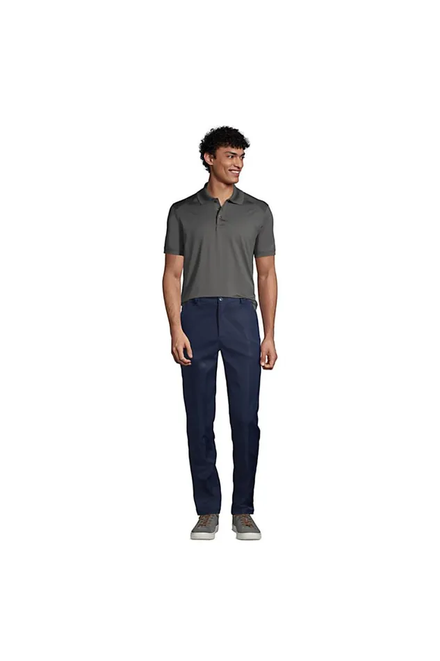 Lands039 End Polo Shirts Men Short Sleeve Rapid Dry Polo Shirt Azure Lands039 End Polo Shirts Men Short Sleeve Rapid Dry Polo Shirt Azure