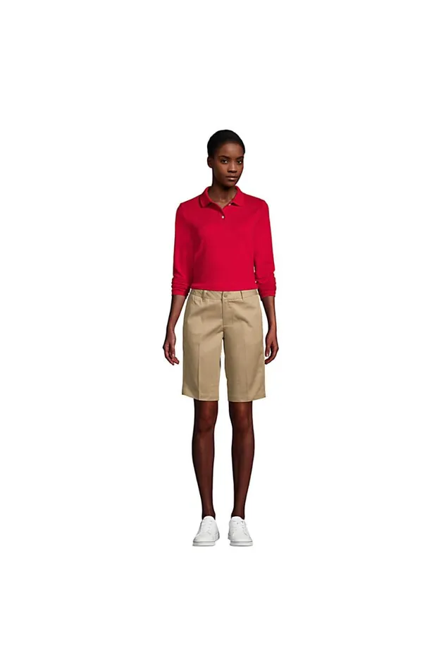 Lands039 End Polo Shirts Women Long Sleeve Feminine Fit Interlock Polo Shirt Black Lands039 End Polo Shirts Women Long Sleeve Feminine Fit Interlock Polo Shirt Black