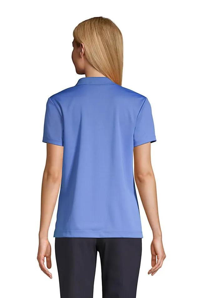 Lands039 End Polo Shirts Women Maternity Active Solid Polo Dark Cobalt Blue Lands039 End Polo Shirts Women Maternity Active Solid Polo Dark Cobalt Blue